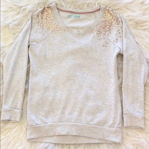 Rose Gold Sequin Sweater